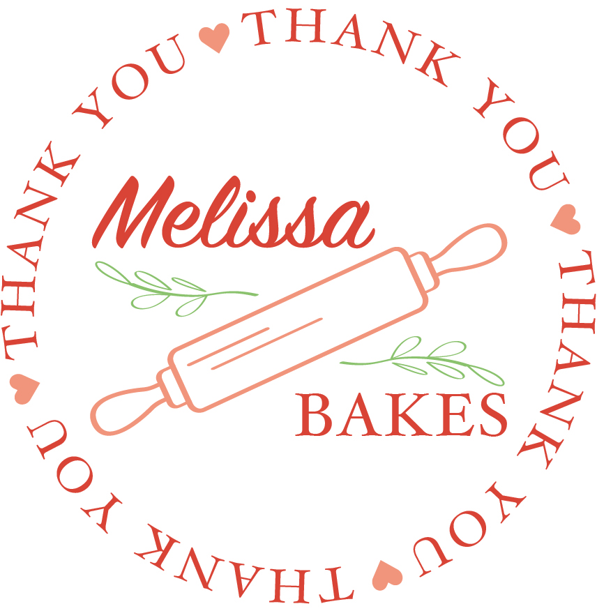 Melissa Bakes-stamp thx-color